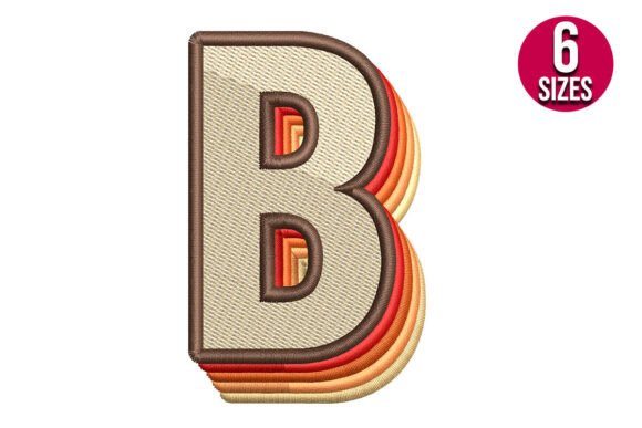 Retro Letter B