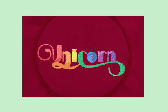 Unicorn Lettering Script